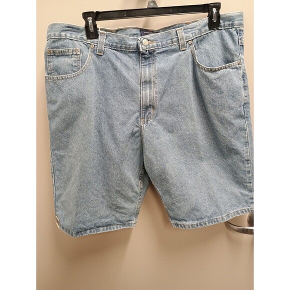 Saddlebred Shorts Mens 42 Denim Cotton Jeans Med Blue 5 Pocket 9.5 in Inseam NWT - Picture 6 of 11